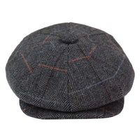 Gorra de repartidor de periódicos de 8 paneles para hombre