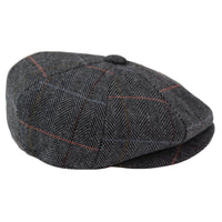 Gorra de repartidor de periódicos de 8 paneles para hombre