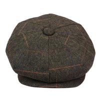 Gorra de repartidor de periódicos de 8 paneles para hombre