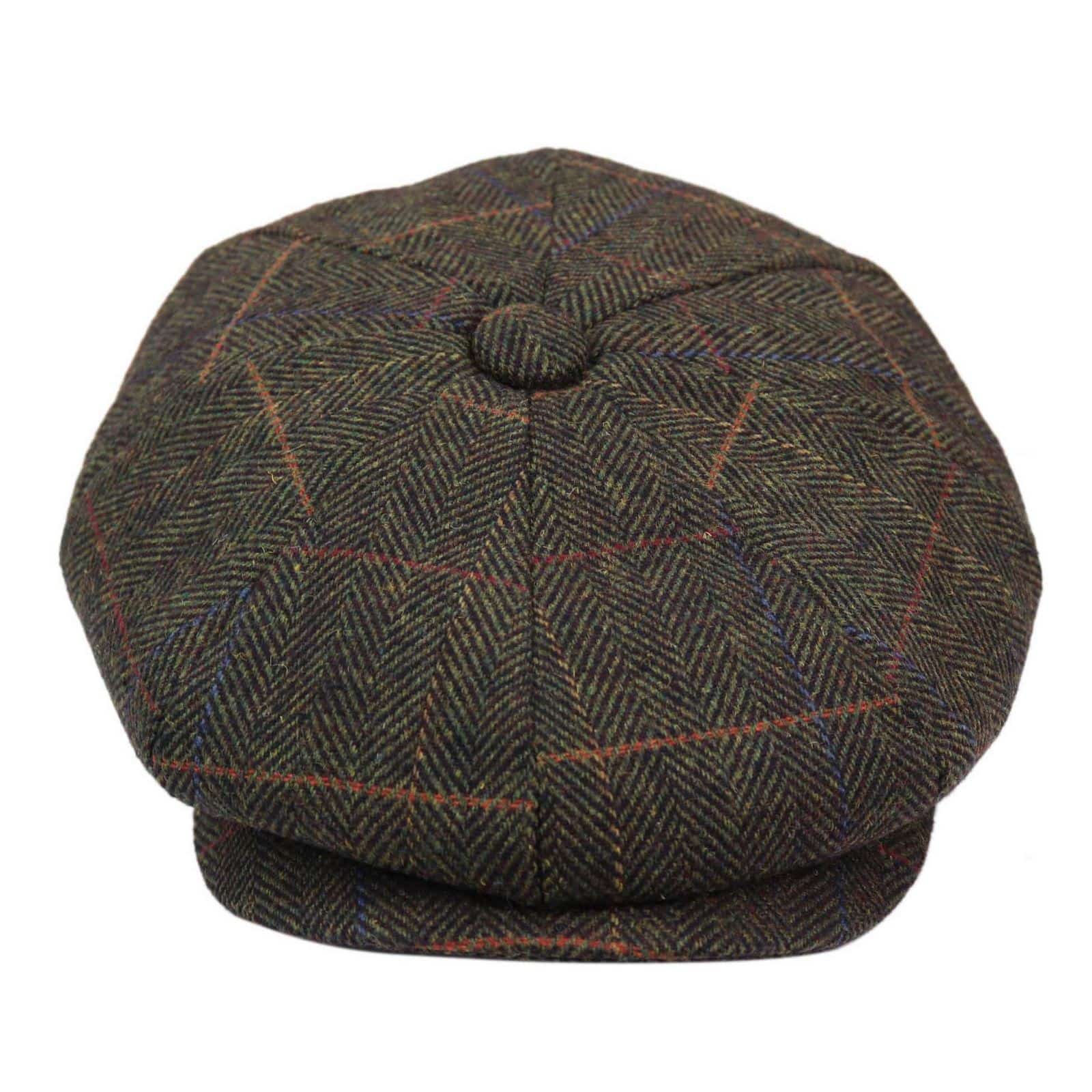 Gorra de repartidor de periódicos de 8 paneles para hombre