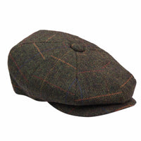 Gorra de repartidor de periódicos de 8 paneles para hombre