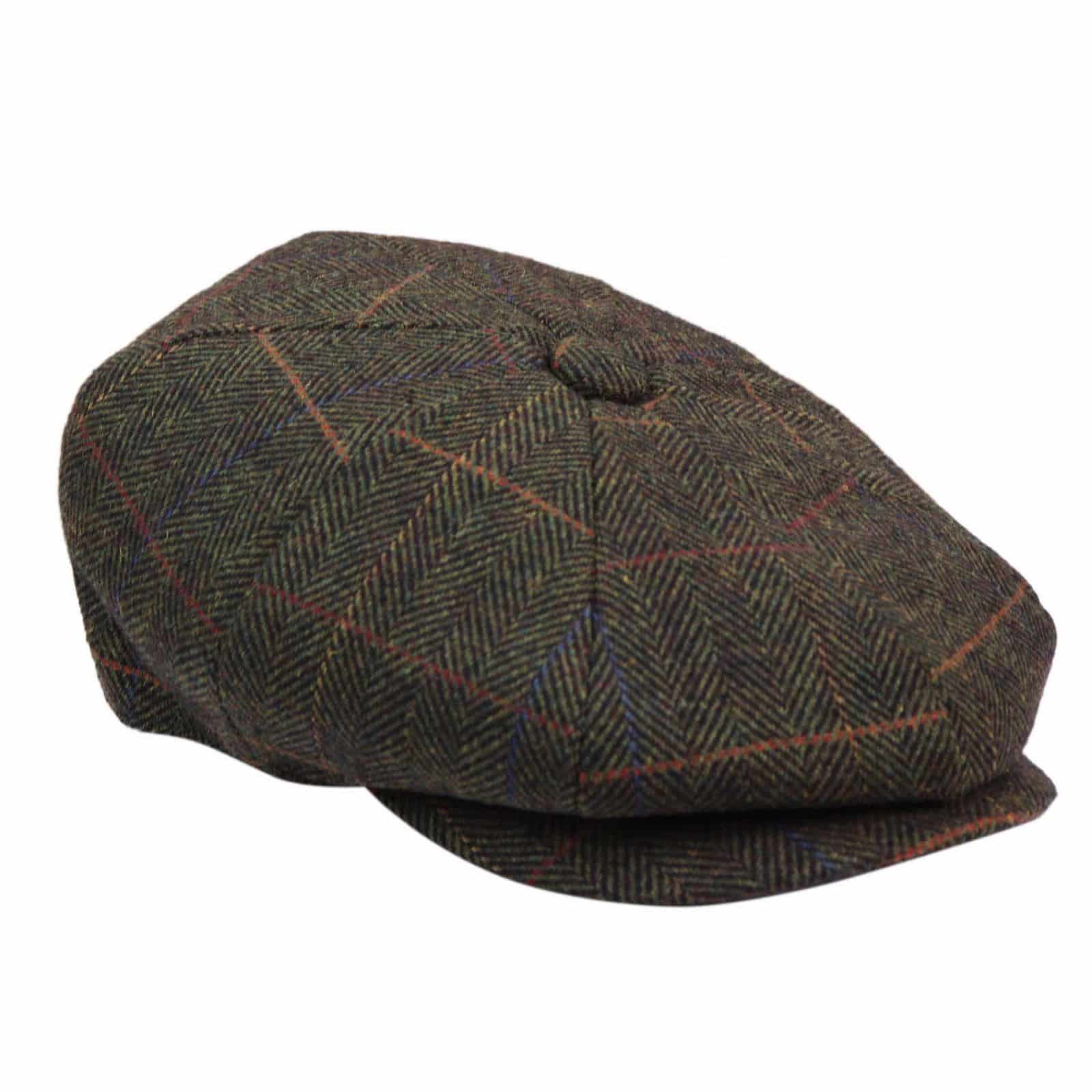 Gorra de repartidor de periódicos de 8 paneles para hombre