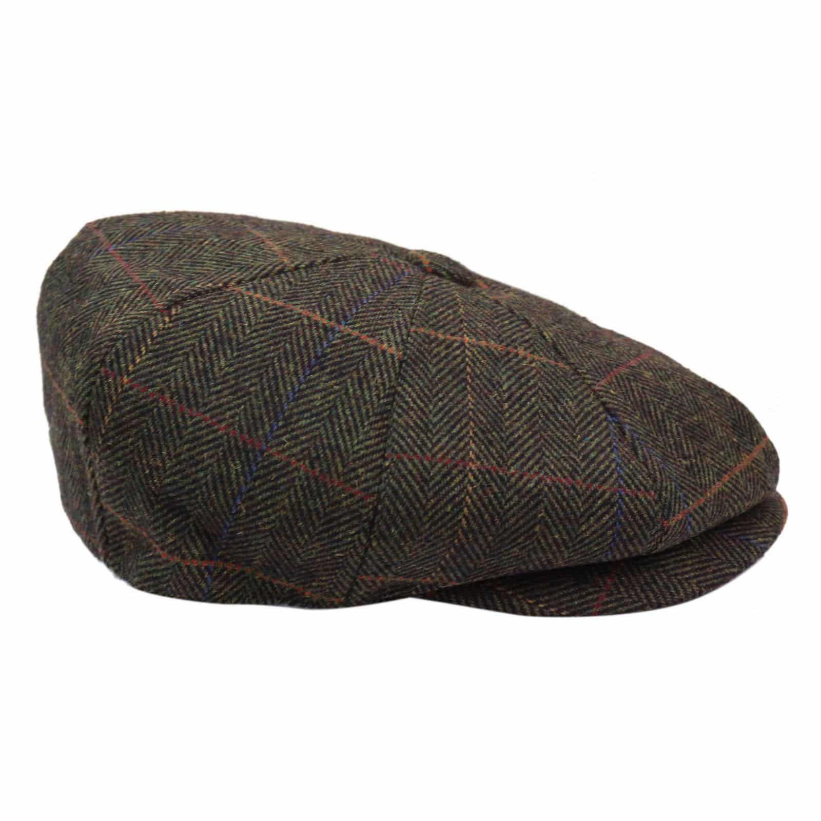 Gorra de repartidor de periódicos de 8 paneles para hombre