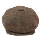 Gorra de repartidor de periódicos de 8 paneles para hombre