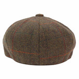 Gorra de repartidor de periódicos de 8 paneles para hombre