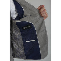 Hugo - Blazer gris a cuadros para hombre