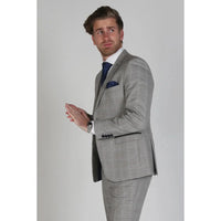 Hugo - Blazer gris a cuadros para hombre