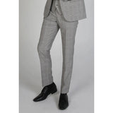 Hugo - Pantalón gris a cuadros para hombre