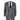 IM44 - Traje gris de tres piezas para hombre con raya diplomática, estilo Shelby