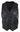 Infinity 153 Napa - Chaleco de cuero auténtico para hombre, estilo clásico vintage retro, color negro.