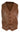 Infinity 153 Napa - Chaleco de cuero auténtico para hombre, estilo clásico vintage retro, color camel.