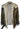 Chaqueta Infinity EK01 para hombre, de piel de oveja auténtica, estilo vikingo vintage de la RAF, color marrón crema.