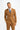James - Traje de tres piezas de lana color marrón camel para hombre, corte sastre