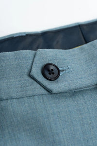 James - Traje de tres piezas texturizado azul claro para hombre