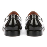 Joseph - Mocasines negros de hombre con acabado brillante