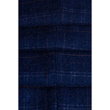 Kaiser - Blazer azul de tweed a cuadros para hombre