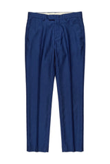 Kingsley - Pantalón azul liso para hombre