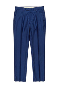 Kingsley - Pantalón azul liso para hombre