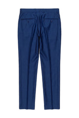 Kingsley - Pantalón azul liso para hombre