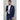 Kingsley - Blazer azul liso para hombre