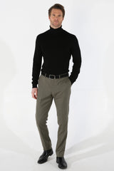 Kurt - Traje cruzado de dos piezas para hombre en color verde salvia