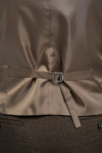 Chaleco cruzado para hombre con cadena - Cavani Lennox
