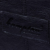 Bolso de mano/viaje de fin de semana de piel auténtica - Negro