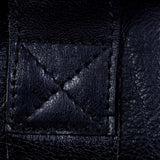 Bolso de mano/viaje de fin de semana de piel auténtica - Negro