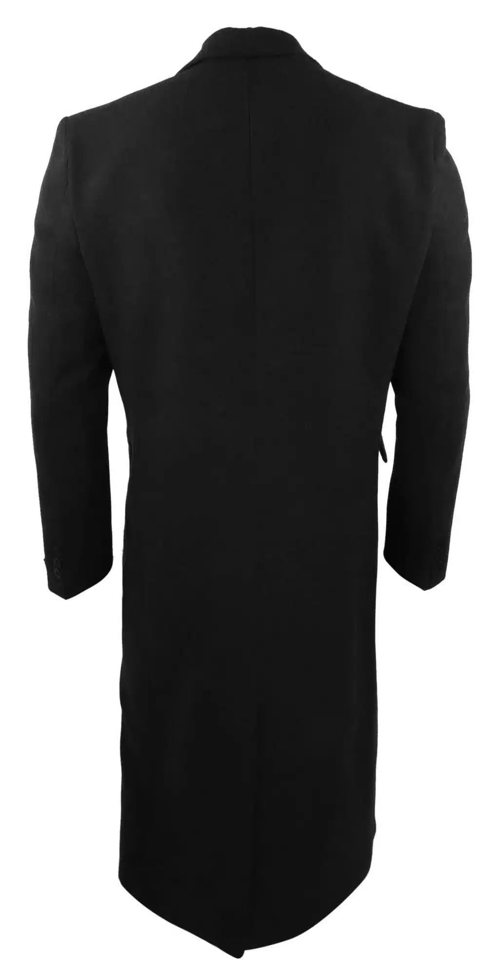 Comparar color Abrigo largo para hombre Mac Chaqueta de lana negra estilo años 20 Blinders