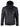 Chaqueta de cuero con capucha para hombre, estilo motero - Negra