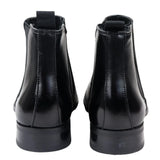Botines Chelsea negros sin cordones para hombre