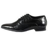 Zapatos formales Oxford Derby con cordones para hombre