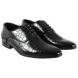 Zapatos formales Oxford Derby con cordones para hombre