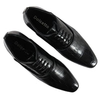 Zapatos formales Oxford Derby con cordones para hombre