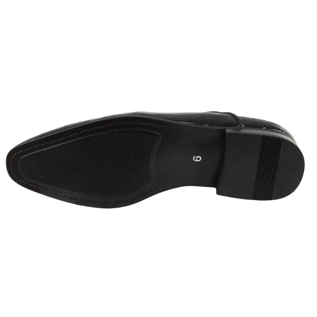 Zapatos formales Oxford Derby con cordones para hombre