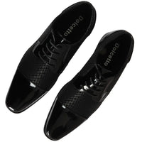Zapatos Derby negros con cordones para hombre