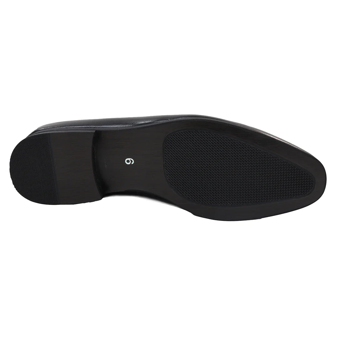 Zapatos mocasines negros para hombre