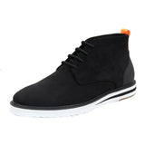 Botas de hombre de ante negro desierto con cordones
