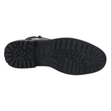Botines negros con cordones para hombre