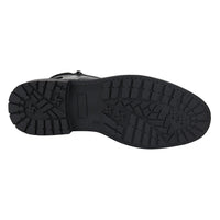 Botines negros con cordones para hombre