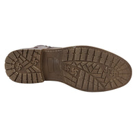 Botines marrones con cordones para hombre