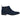 Botines Chelsea para hombre, sin cordones, de ante azul marino y forrados en piel.