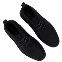 Botines Chukka Desert negros con cordones para hombre