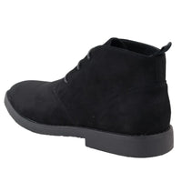 Botines Chukka Desert negros con cordones para hombre