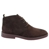 Botines Chukka Desert con cordones para hombre, color marrón.