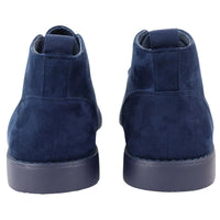 Botines Chukka Desert Lace Up para hombre, color azul marino.