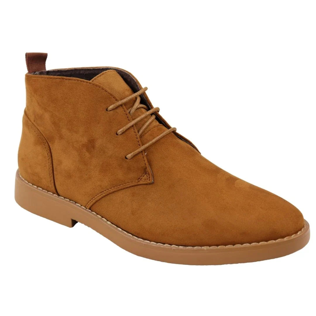 Botines Chukka Desert Lace Up color camel para hombre