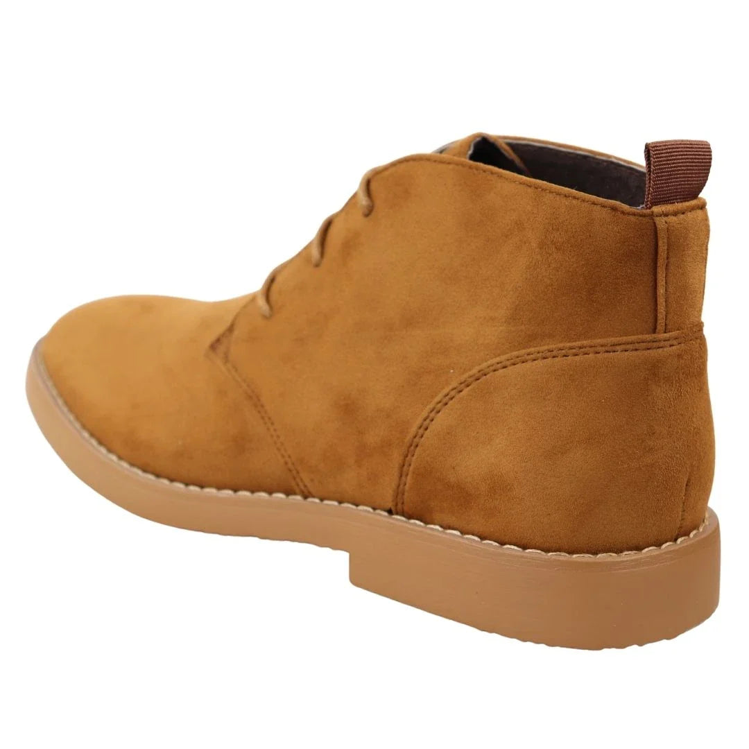 Botines Chukka Desert Lace Up color camel para hombre