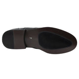 Zapatos brogue negros para hombre