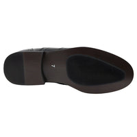 Zapatos brogue negros para hombre